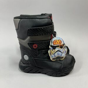 Disney Star Wars Kids Size 7 Black Winter‎ Snow Boots